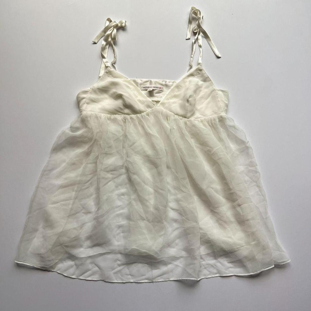 Vintage Victoria's Secret White Babydoll Nightie